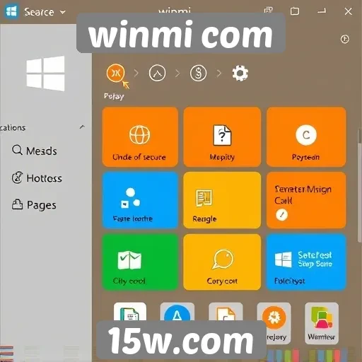 Explorando a interface do usuário do Winmi com