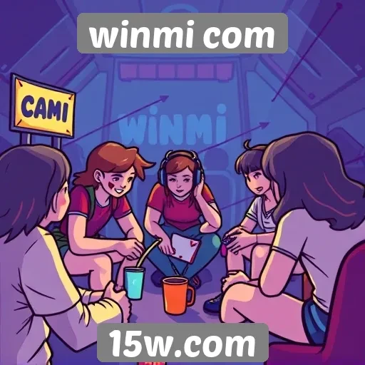 Comunidade de jogadores no Winmi com e suas interações