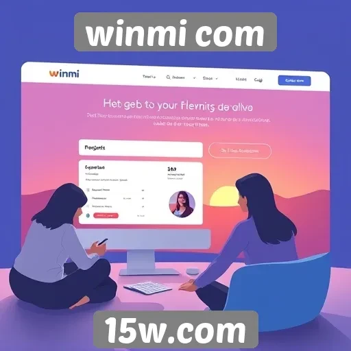 Experiência de usuário no site winmi com